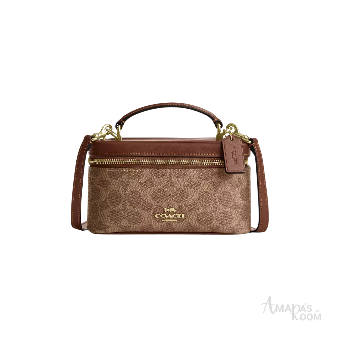 Coach Rainer Crossbody Bag 18 in Signature Canvas – Tan - View 1