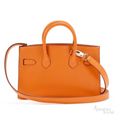 Hermes Birkin-Style Handbag 20 cm – Orange - View 4