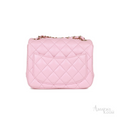 Chanel Quilted Lambskin Mini Flap Top Handle Bag – Light Pink - View 3