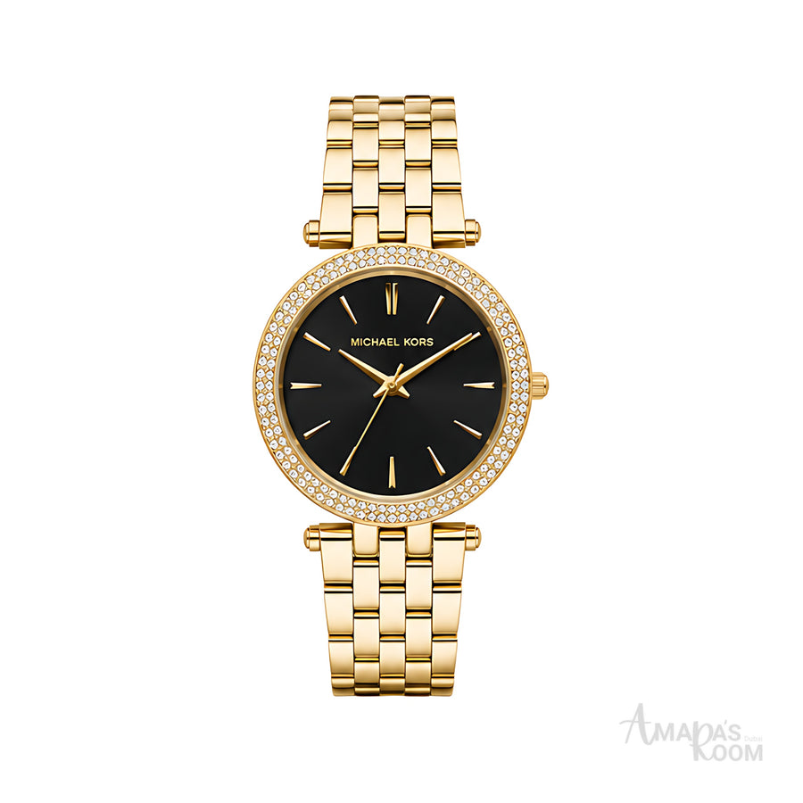 Michael Kors Darci Black Dial Gold Watch - image 1