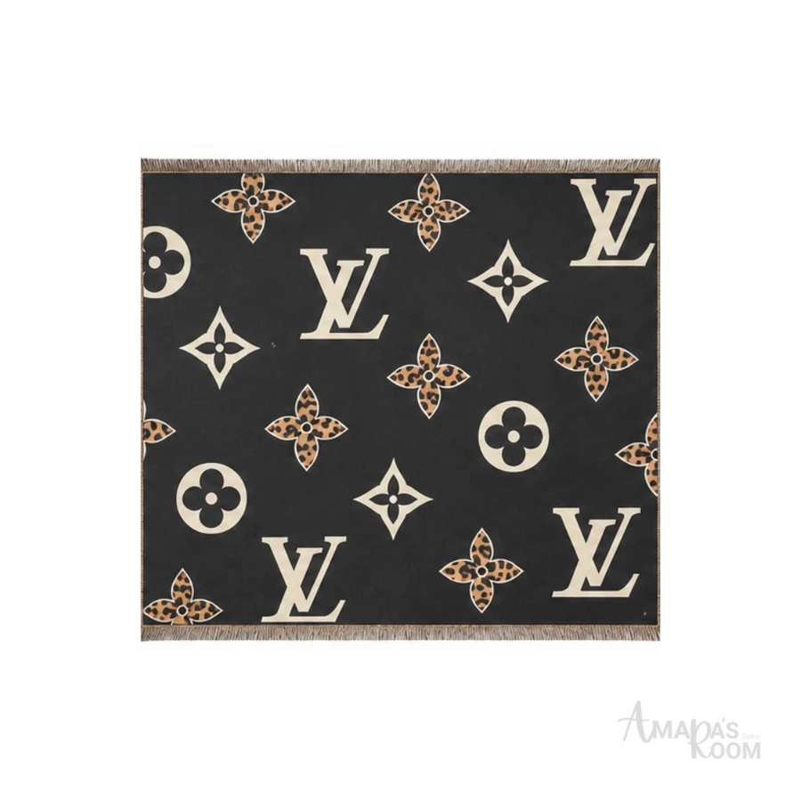 Louis Vuitton Scarf | Monogram Black