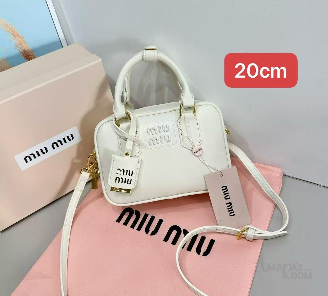 Miu Miu Bag Arcadie Leather White – product view