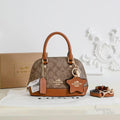 Coach Sabrina Satchel in Signature Canvas – Rich Brown - View 5