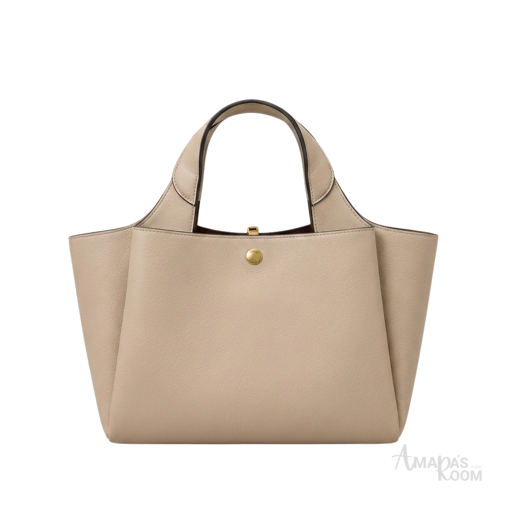 Tod's Logo Charm Tote Bag – Light Beige - View 5