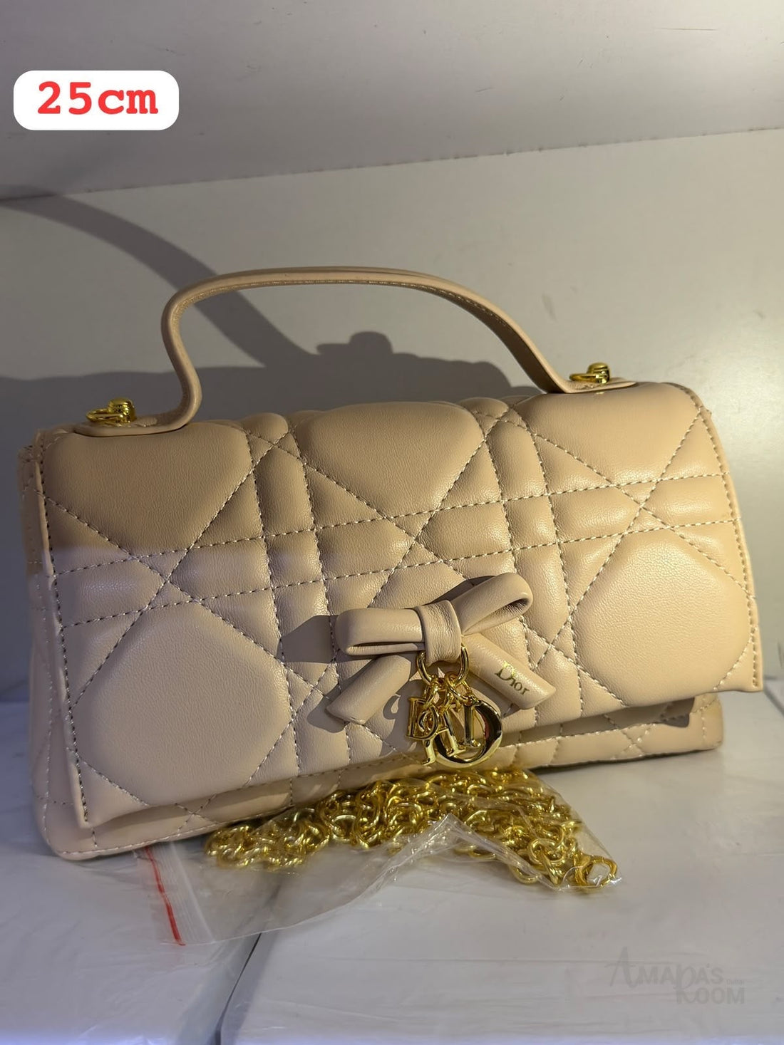 Dior Bag Top Handle Mini Bag White – product view