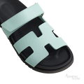 Hermès Chypre Sandals – Bleu Cristaux - View 2