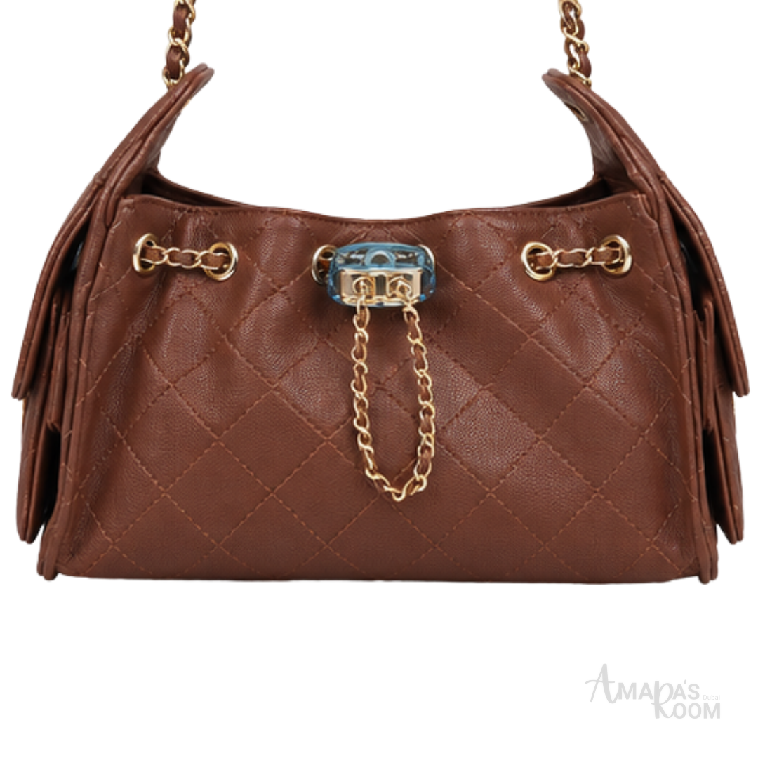 Chanel Bag | Chanel 25 Small Handbag (also referred to as the 25 Hobo Bucket bag) – Brown (Caramel – Tan)