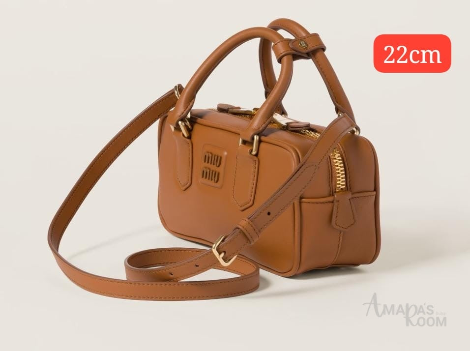 Miu Miu Bag Arcadie Leather Brown – product view