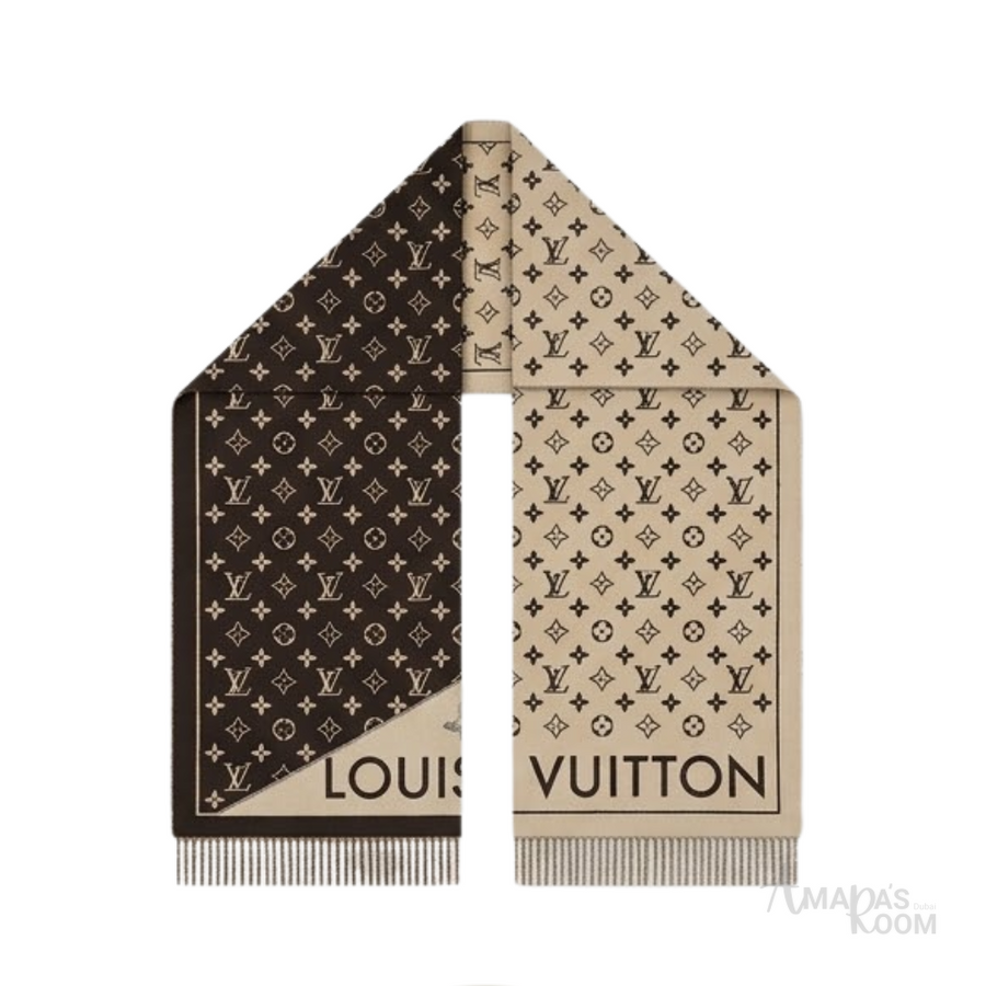 Louis Vuitton Scarf | Monogram Dark Brown