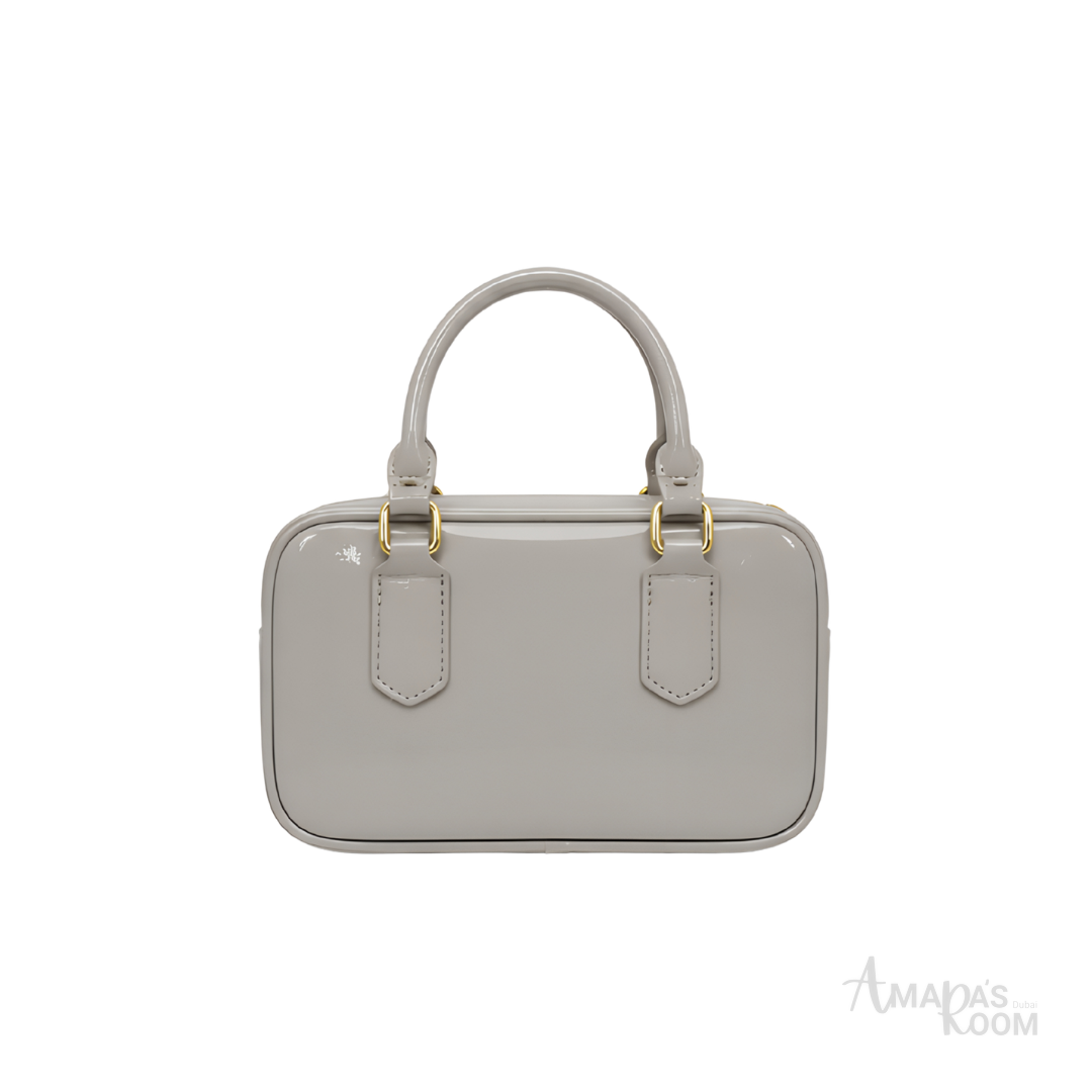 Miu Miu Arcadie Leather Bag – Grey - View 4