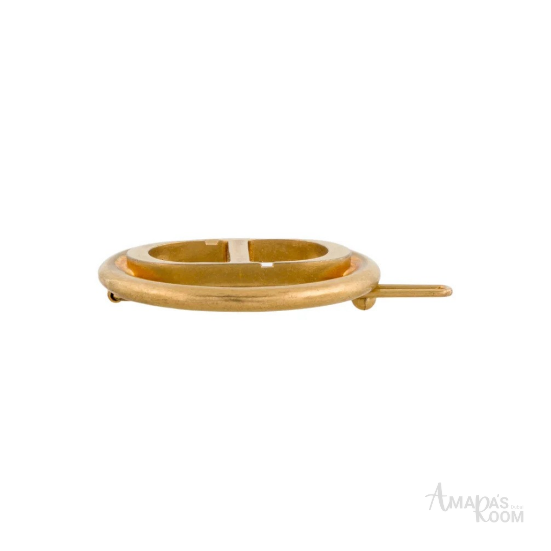 Christian Dior CD Logo Hair Clip
