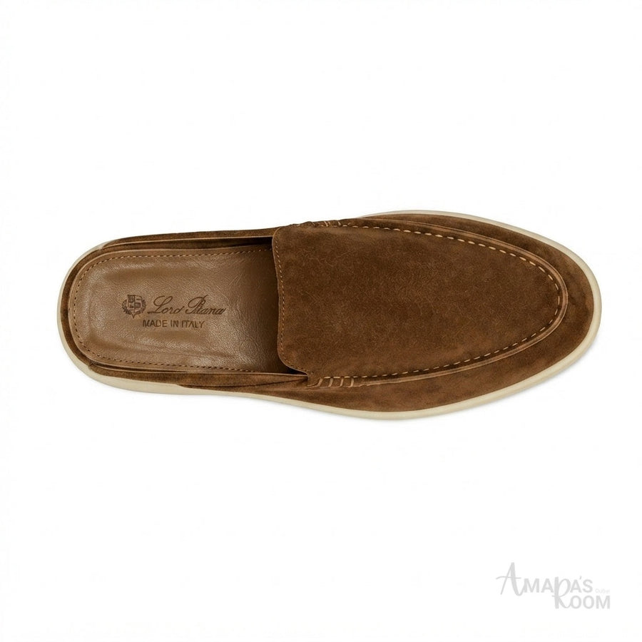 Loro Piana Footwear | Babouche Walk Brown