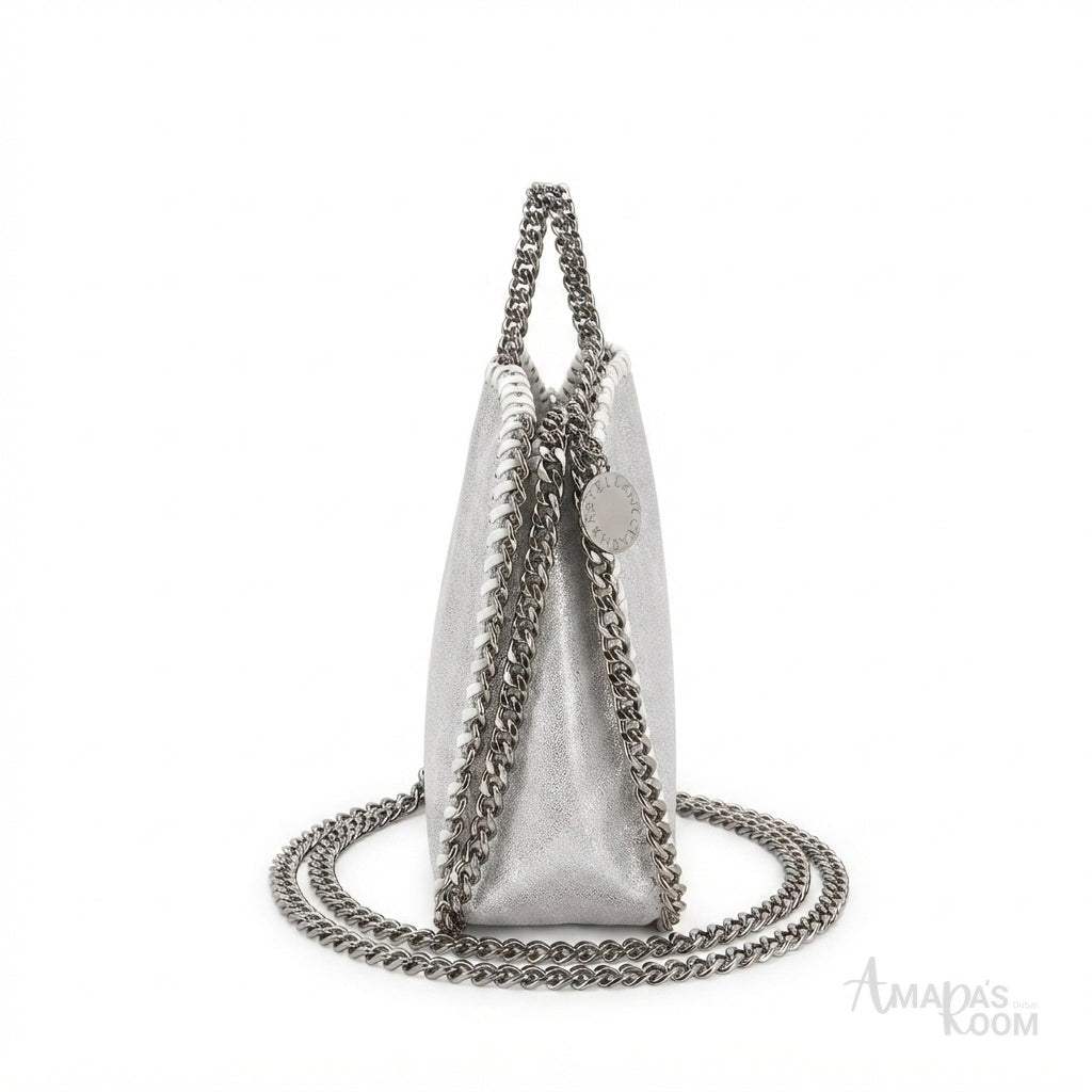 Stella McCartney Falabella Bag – White & Silver - View 4