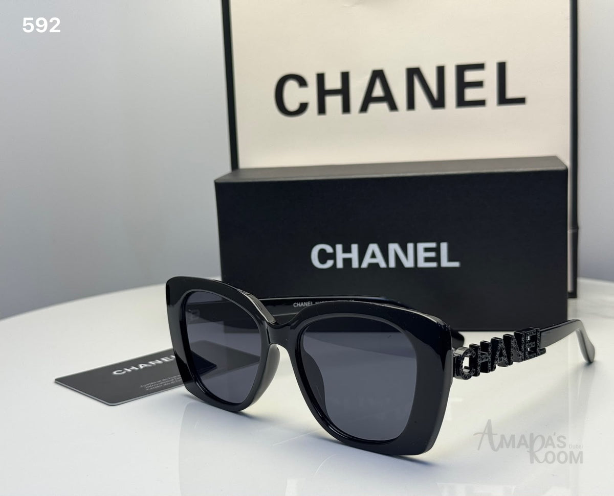 Chanel Sunglasses 5422B – Black Acetate - View 2