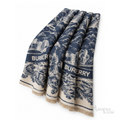Burberry | Shawl Knight Cashmere Navy Blue - View 2