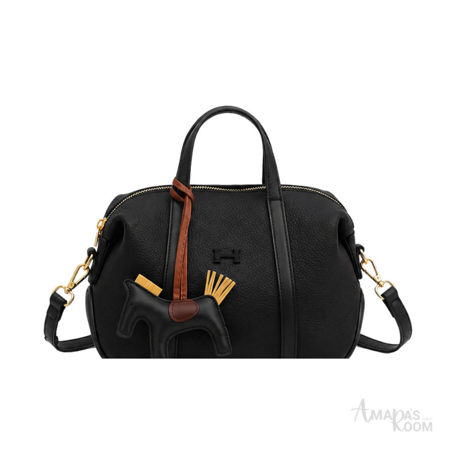 Hermès Bag 71126 Satchel Sling Black