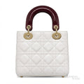 Dior Lady Dior-Style Mini Handbag – Ivory & White - View 2