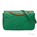 Gucci GG Marmont Shoulder Bag – Vibrant Green - View 2