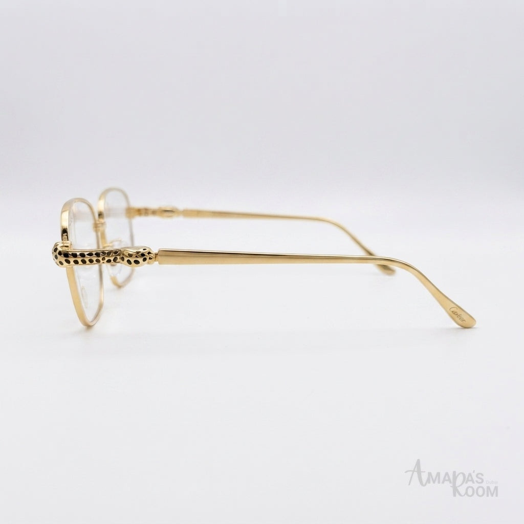 Cartier Panthère de Cartier Gold-Tone Optical Frames - View 2