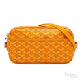 Goyard Cap-Vert PM Canvas Crossbody Bag – Yellow - View 1