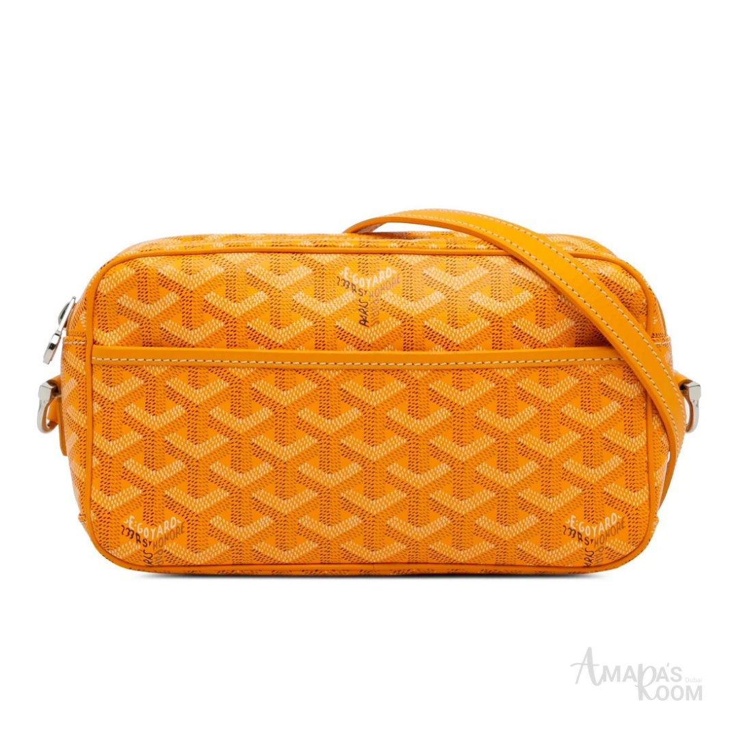 Goyard Cap-Vert PM Canvas Crossbody Bag – Yellow - View 1