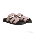 Hermès Chypre Sandals – Rose Cancan - View 1