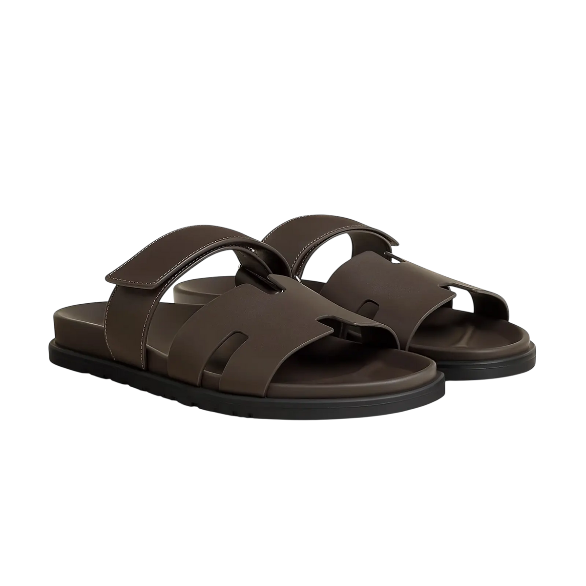 Hermès Chypre Sandals – Ecorce - View 1