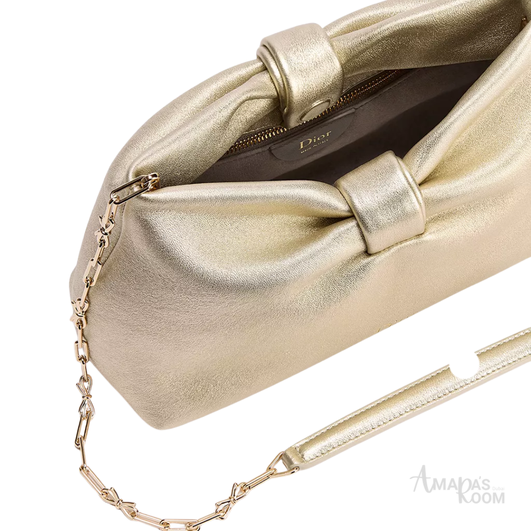 Dior Bow Small Bag – Metallic Gold - View 4