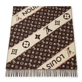 Louis Vuitton | Scarf Monogram Stripe Brown - View 1