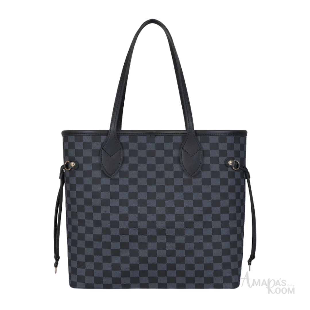 Louis Vuitton Neverfull-Style Tote Bag – Grey - View 1