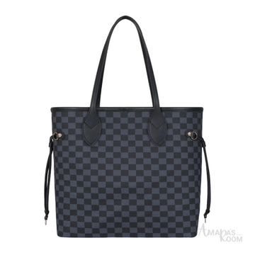Louis Vuitton Neverfull-Style Tote Bag – Grey - View 1
