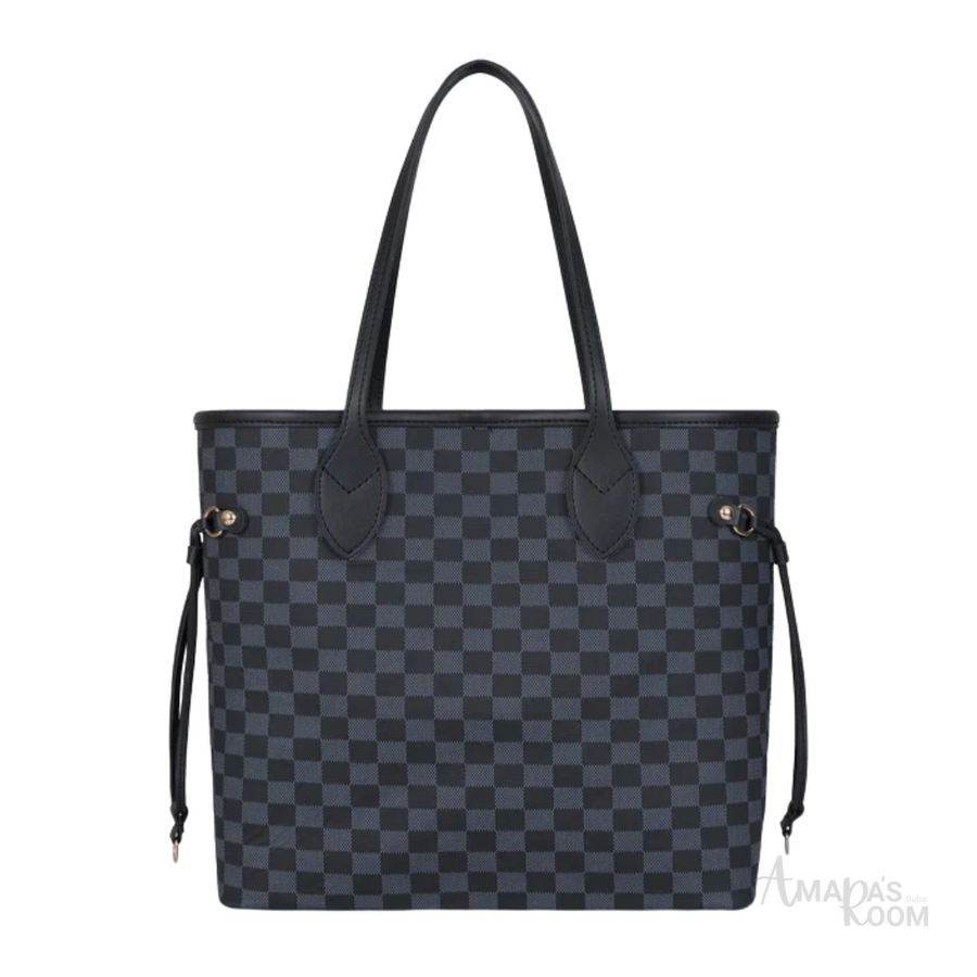 Louis Vuitton Neverfull-Style Tote Bag – Grey - View 1