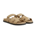 Hermès Chypre Sandals – Beige Lin - View 1