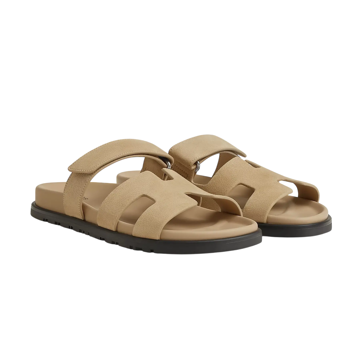 Hermès Chypre Sandals – Beige Lin - View 1