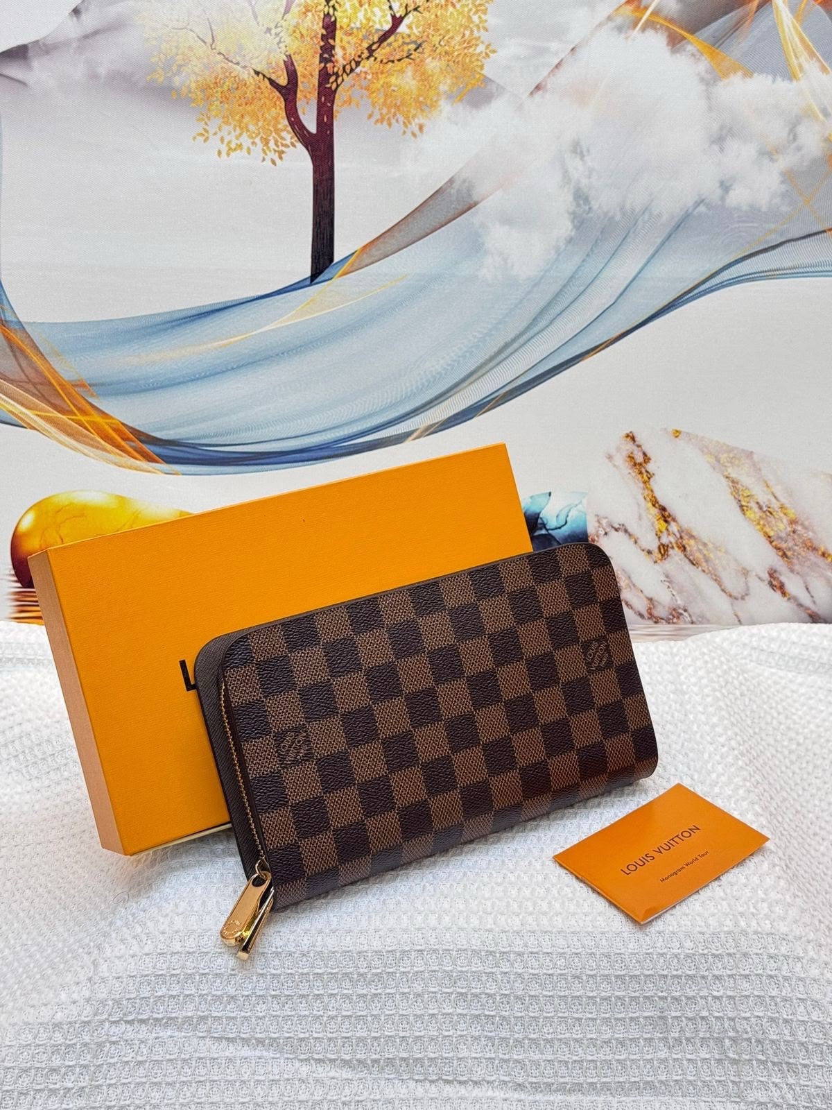 Louis Vuitton Zippy Wallet Damier Ebene Canvas – Brown - View 5