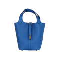 Hermès Picotin Lock 18 Bucket Bag – Bleu Royal Clemence Gold Hardware - View 1