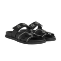Hermès Chypre Sandals – Noir Star Print - View 1