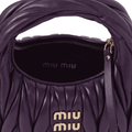 MIUMIU Wander matelassé nappa leather hobo mini-bag 