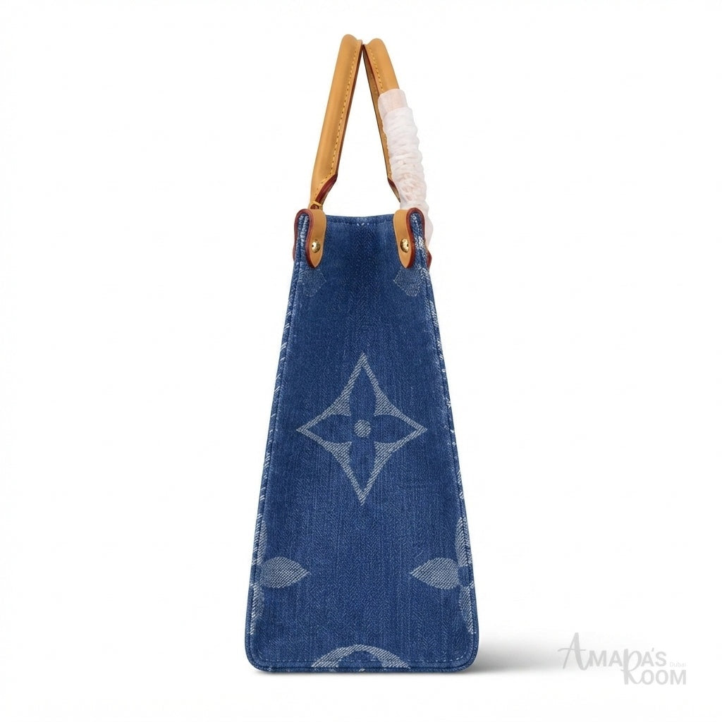 Louis Vuitton OnTheGo MM Tote Bag – Blue - View 2