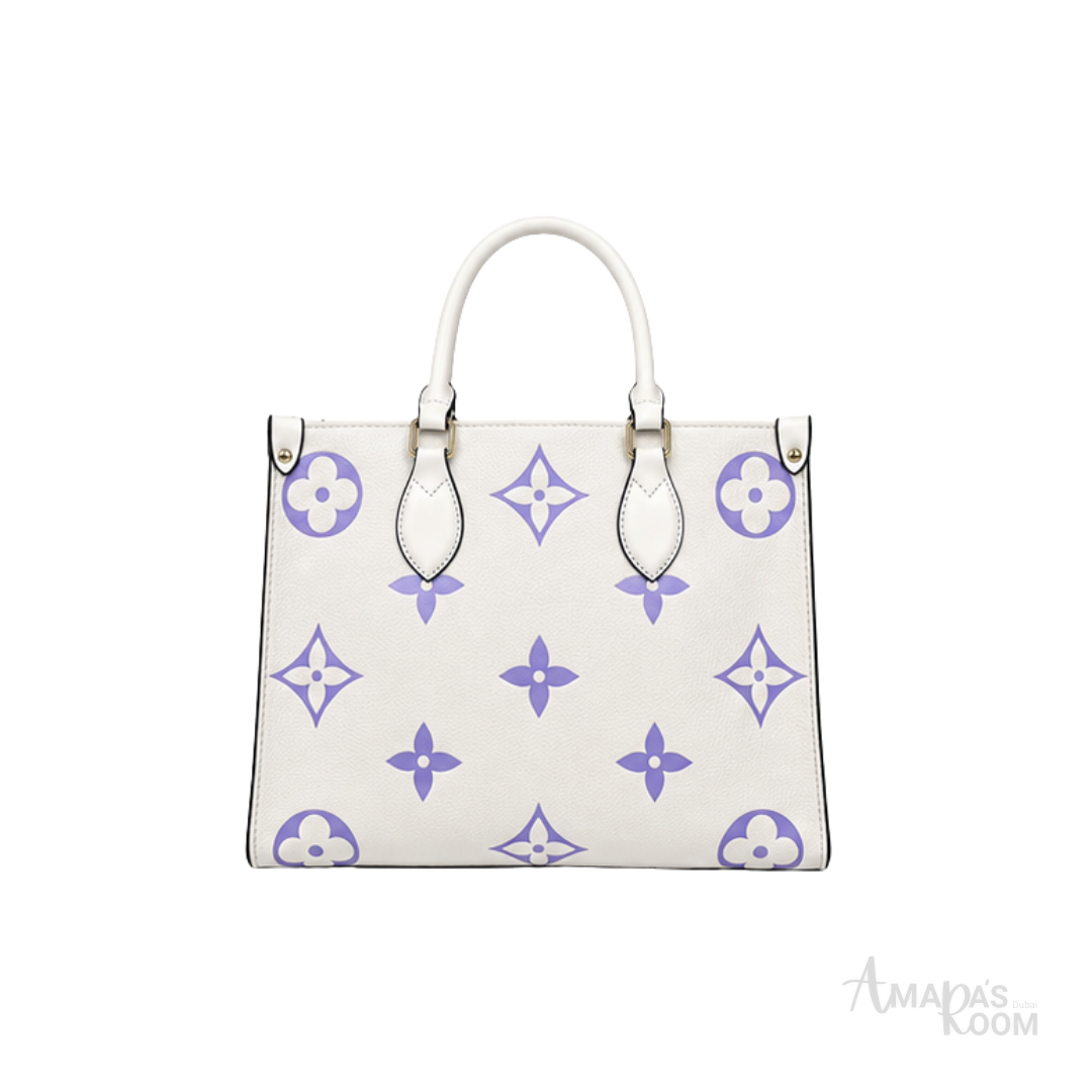Louis Vuitton OnTheGo Tote Bag – Cream & Purple - View 4