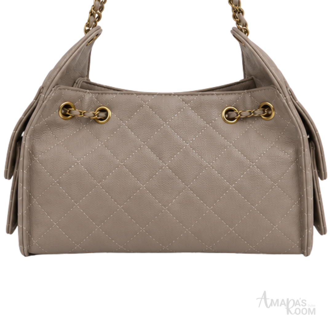 Chanel Bag | Chanel 25 Small Handbag – Hobo – Taupe – Beige