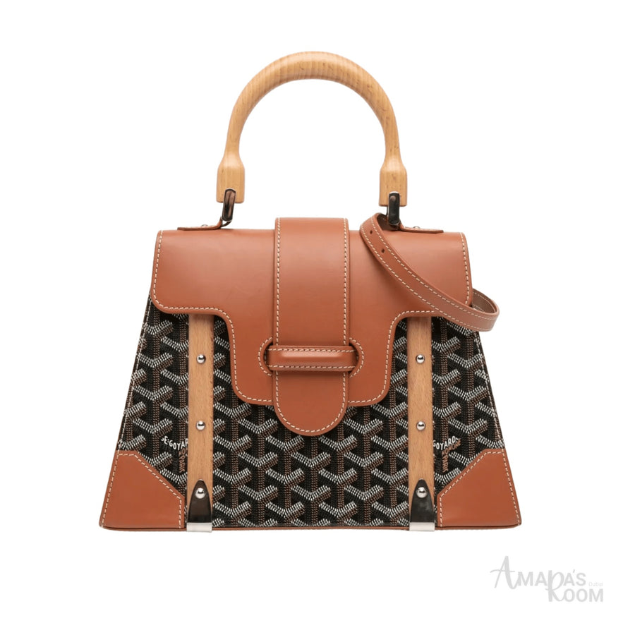 Goyard Bag | Saïgon Structuré Black Tan
