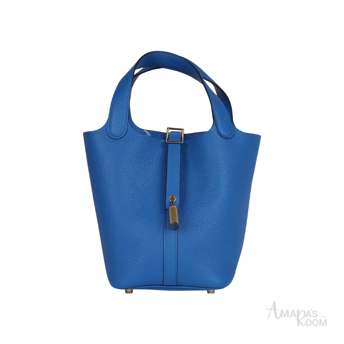 Hermès Picotin Lock 18 Bucket Bag – Bleu Royal Clemence Gold Hardware - View 1