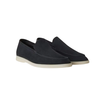 Loro Piana Summer Walk Loafers – Classic Blue - View 1