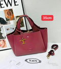 Tod's Leather Tote Bag – Red - View 5
