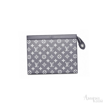 Louis Vuitton Pochette Voyage Clutch – Grey - View 1