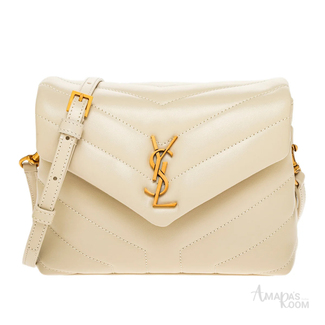 Saint Laurent Toy Loulou Crossbody Bag – Gold - View 2