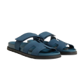 Hermès Chypre Sandals – Bleu Turquin - View 1