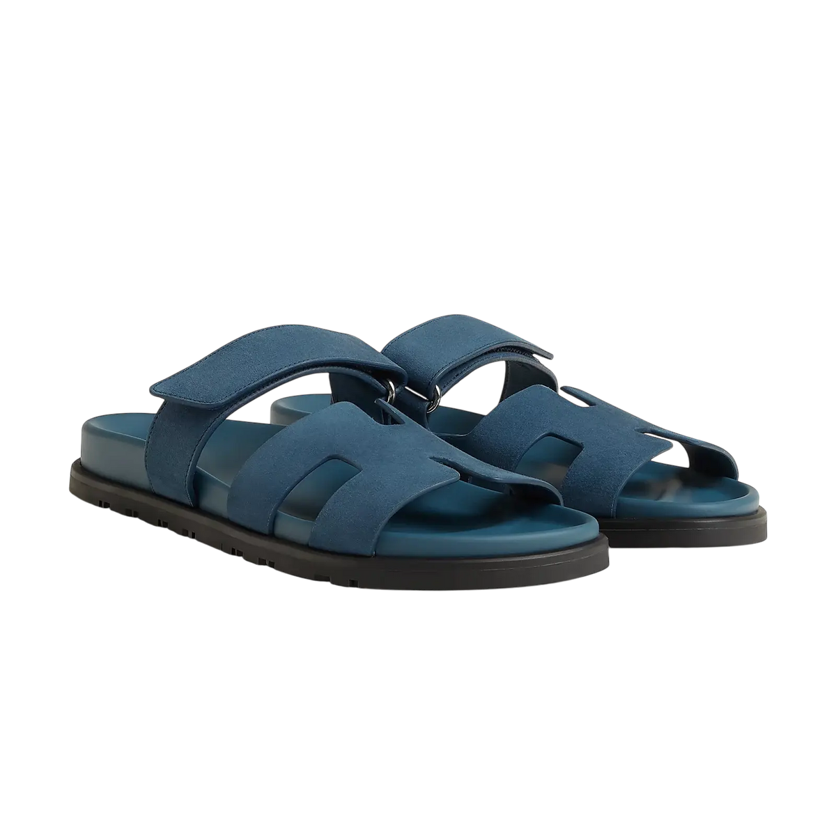 Hermès Chypre Sandals – Bleu Turquin - View 1