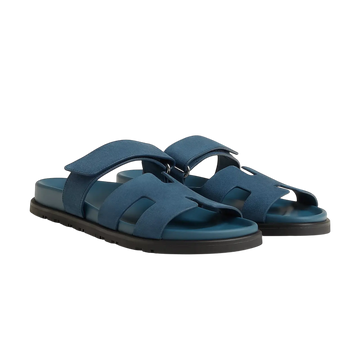 Hermès Chypre Sandals – Bleu Turquin - View 1